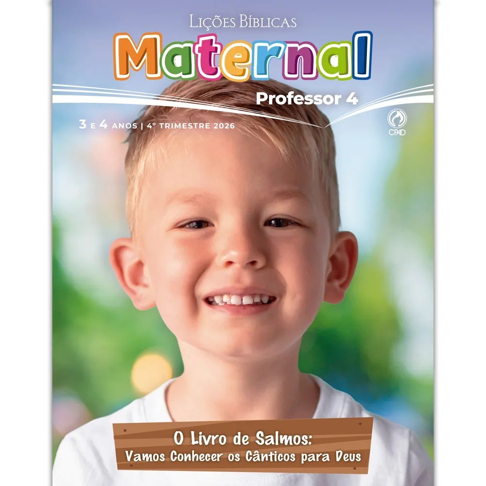 Revista Lições Bíblica Maternal Professor 4º Trimestre 2026