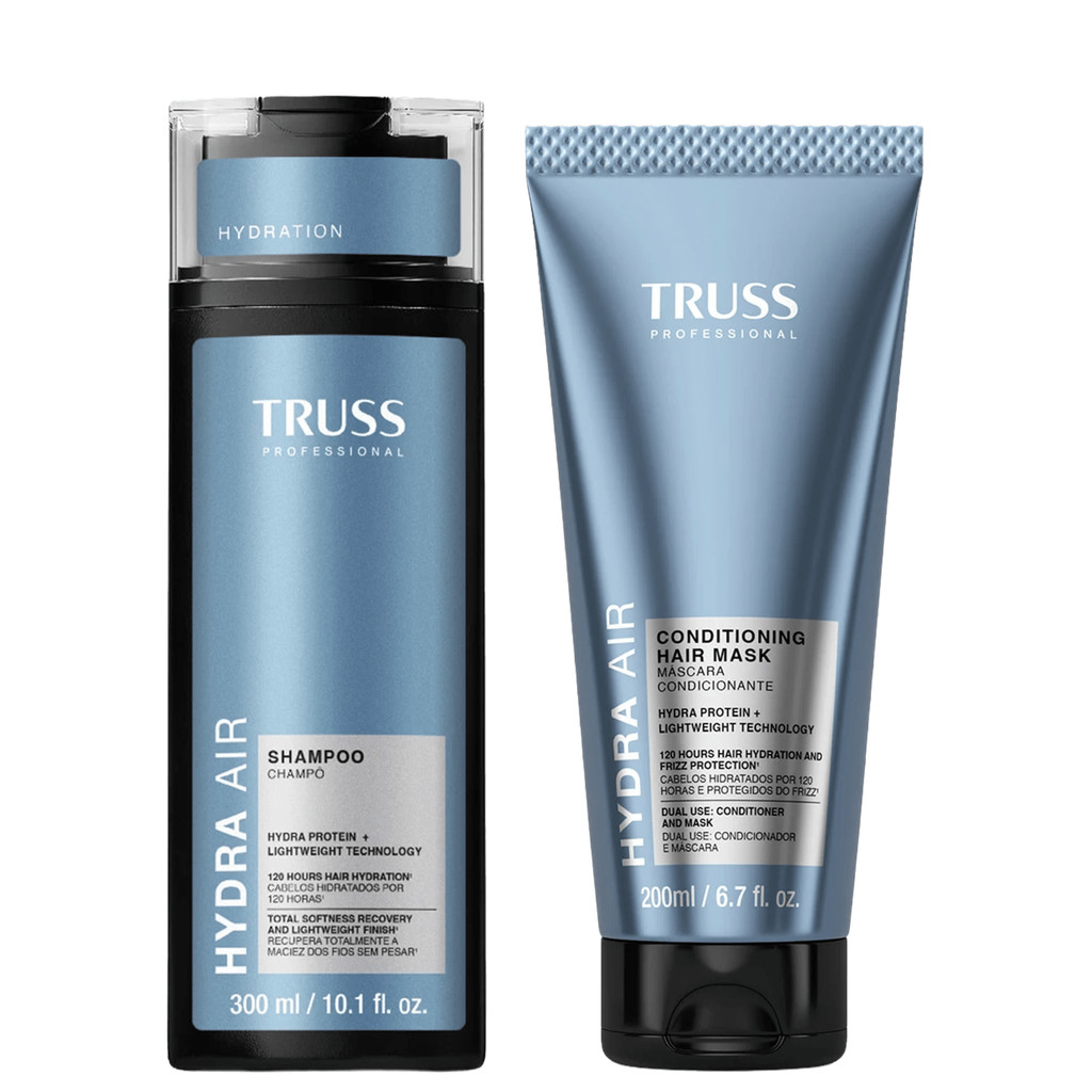 Kit TRUSS Hydra Air - Shampoo 300ml + CondMask Máscara Condicionante 200ml