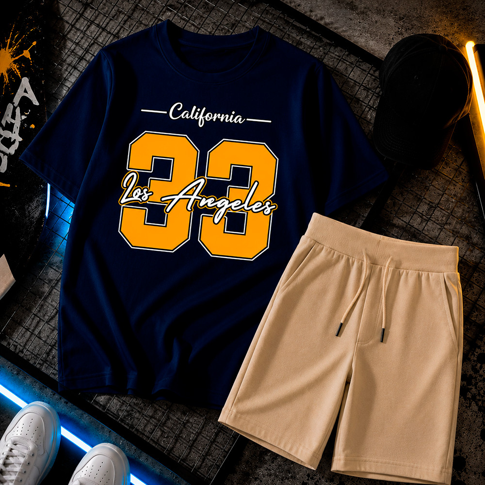 Kit Masculino Infantil Conjunto Bermuda Menino Infantil Kit Conjunto infantil Bermuda + Camisa Kids