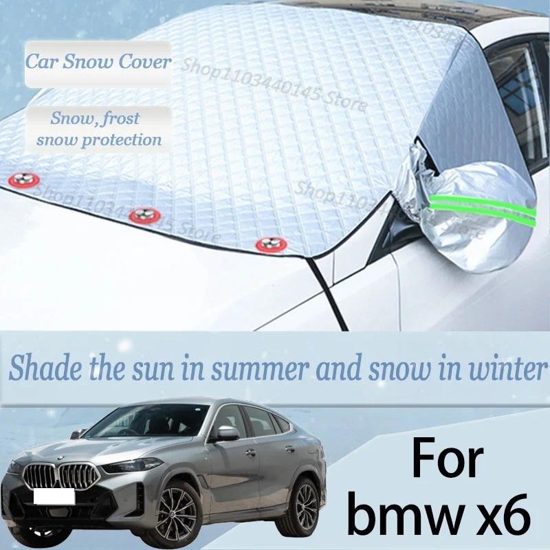 Para bmw x6 Carro Neve Pára-Brisas , Geada , Poeira E Viseira UV , Roupas De Inverno , Magnético Grosso