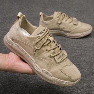 Sapatos masculinos 2021 verão respirável novo estilo na moda All-Match sapatos de lona de seda gelo esportes casuais vel