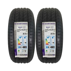 KIT 2 PNEUS NOVOS LANÇAMENTO 205/45R17 88V XL SPEEDMAX EASYMAX EVOXX NX