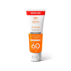 Actine Protetor Solar Darrow FPS 60 Antioleosidade sem Cor Toque Seco 30g