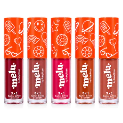 Melu Ruby Rose 3x1 Original | Blush, Batom e Sombra | Multifuncional