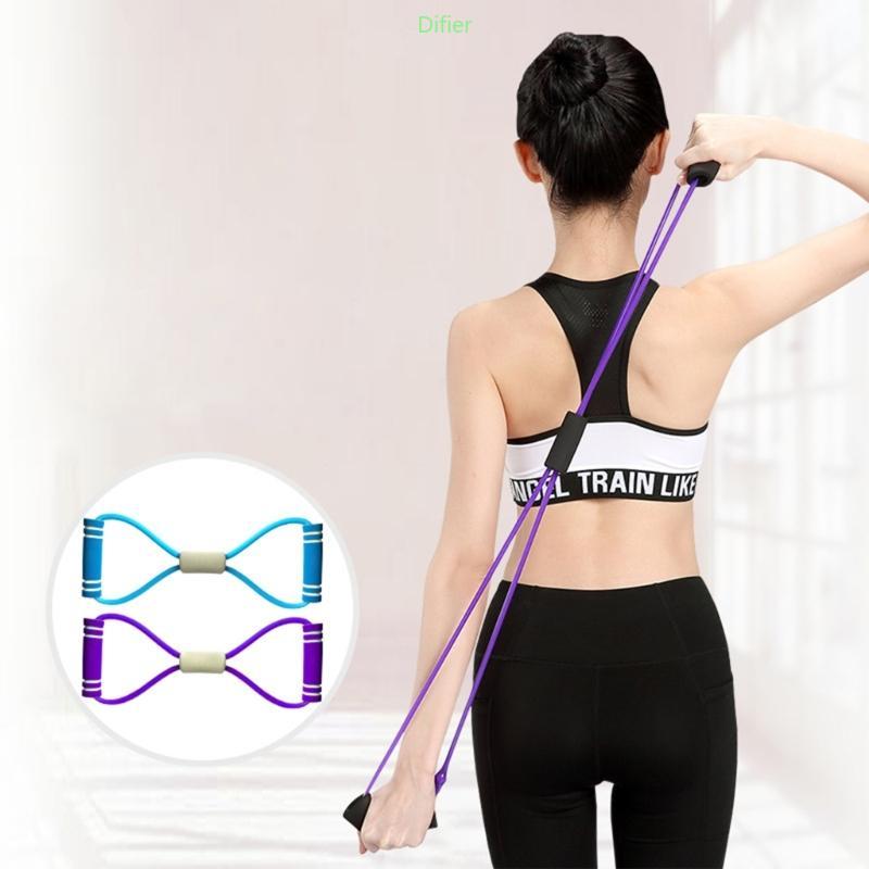 Difier Figura 8 Braços Pull Up Stretch Resistance Band Para Peito Ombros Trainer