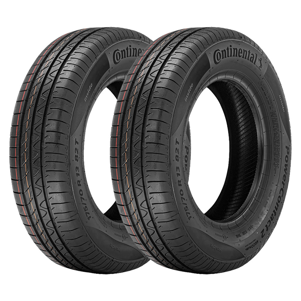 Jogo 2 Pneus Continental Aro 15 PowerContact 2 185/60R15 84H