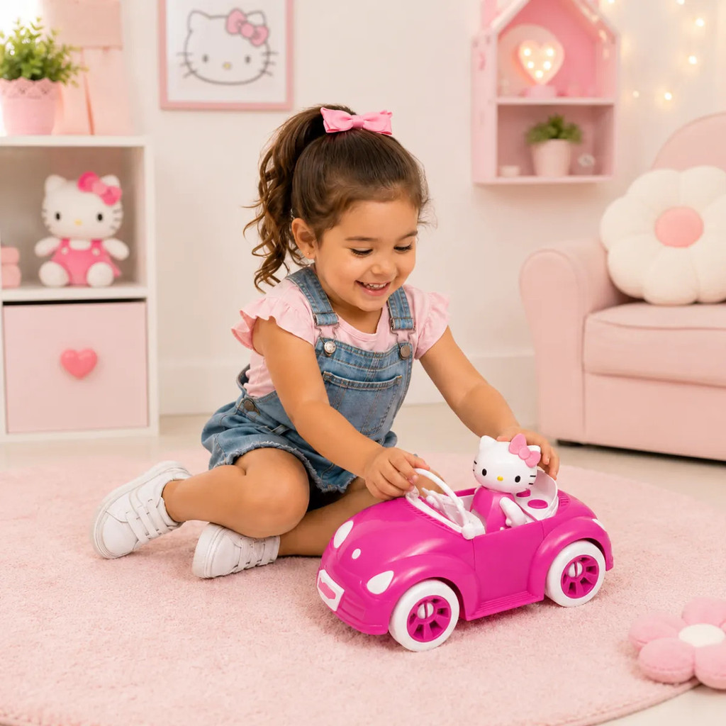 Super Carro Hello Kitty Car + Boneca Sortido Monte Libano — imagem 2 de 2