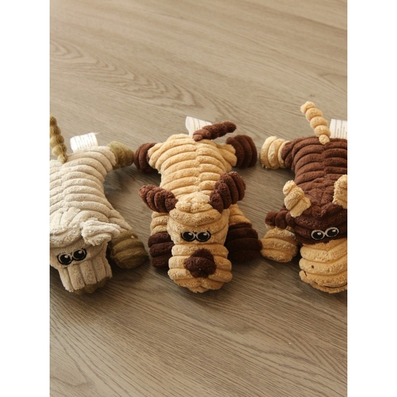 Poppying cão pelúcia soando brinquedo pequeno cão de tamanho médio brinquedo Bichon Teddy brinquedo para animais de esti