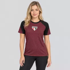 Camisa São Paulo Tremor Feminina Bordô