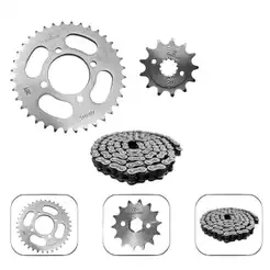 Kit Transmissão Relação Completo Modelo Sundown Web 100 04/14 Todos Os Anos Aço-1045
