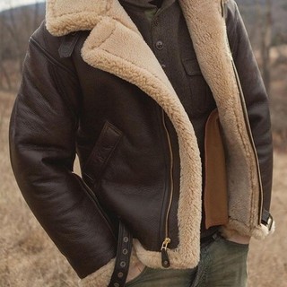 Jaqueta masculina de lã Artificial de camurça espessada 2026 por atacado de inverno em estoque pronto