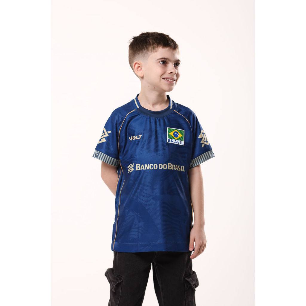Camisa Jogo 2 2026 Vôlei Brasil Oficial Infanto Juvenil Volt