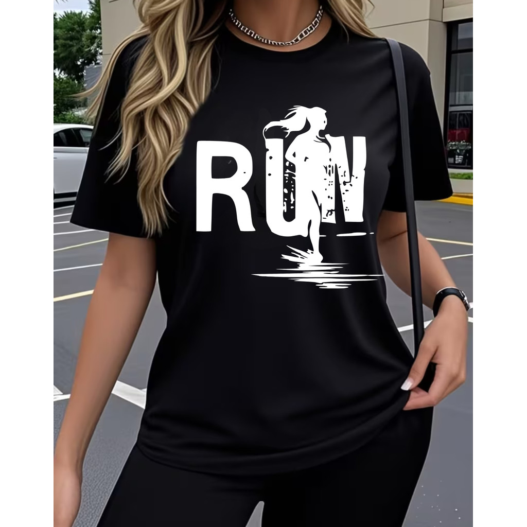 Camiseta T-shirt Camisa Feminina Corrida Ginastica Exercicio Fisico Look Academia Treino G1 G2 G3 G4