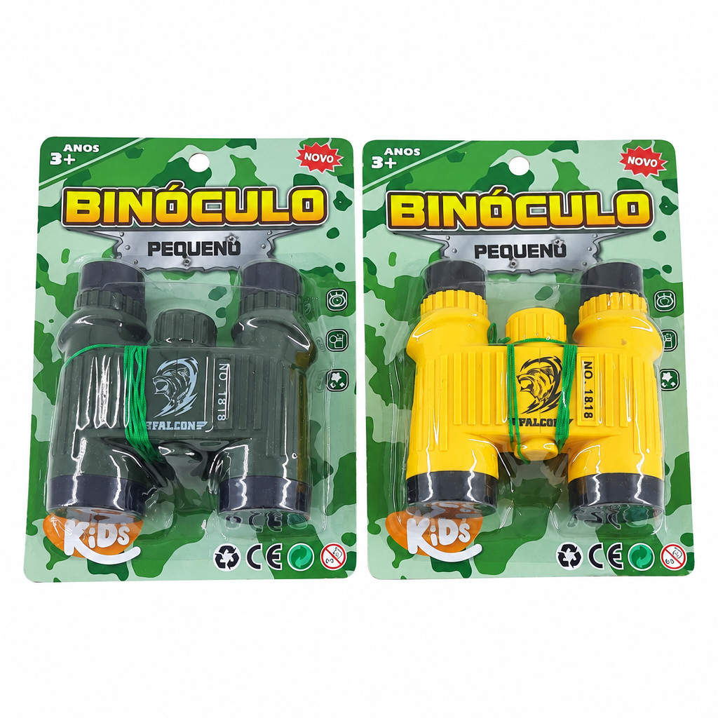 Binóculo Infantil Brinquedo Educativo para Crianças Passeios Viagens Camping Natureza e Aventura