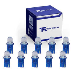 Kit 10 Lampada Led Pingo Bivolt Azul Automotiva Trpinaz1bi