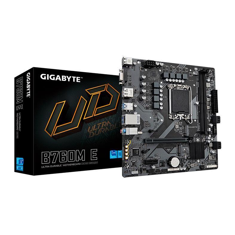 Placa Mae Gigabyte B760M E, DDR5, LGA 1700, M-ATX, Chipset Intel B760, B760M-E (Pichau Oficial)