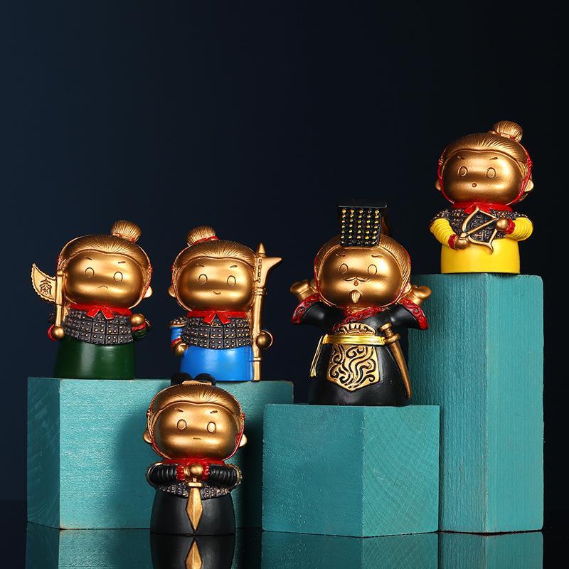 Criativo terracota guerreiros série entrada Desktop decoração para casa loja frente mesa decoração dia do professor pres