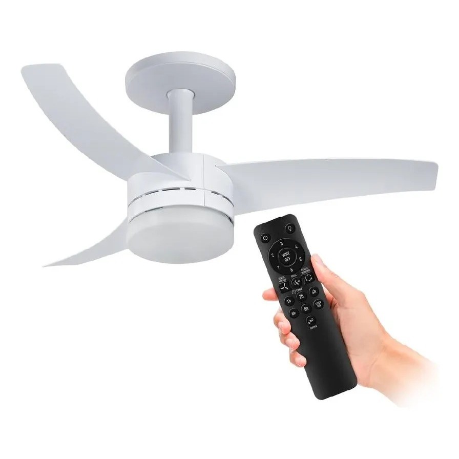 Ventilador Teto Arno Branco 3 Pás Contro. Remoto Vx13 Branco 127/220v 3 Ventilador Teto Arno Branco 3 Pás Contro. Remoto