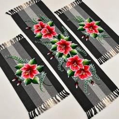 Tapete Sala 3 Peças Passadeira Cozinha Fofo Estampado Algodão Decoração Casa Promoção Atacado
