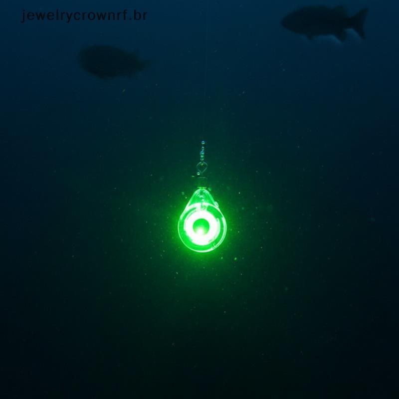 1 Pçs Mini LED Forma De Olho Isca De Pesca Gota Profunda Luz Luminosa Subaquática Para Lula Noite