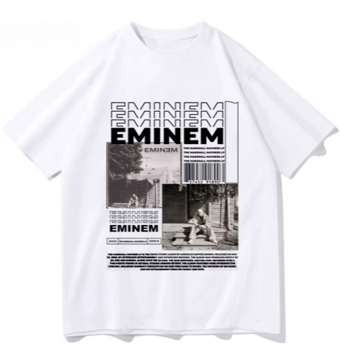 [Camiseta Premium em Algodão Puro]VU Camiseta Camisa Blusa Unissex Algodão Eminem, Houdini, Hip Hop Lançamento