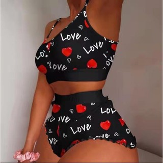 Nova moda impressa Sling pijamas legal fino magro doce pijamas europa américa tamanho grande doce