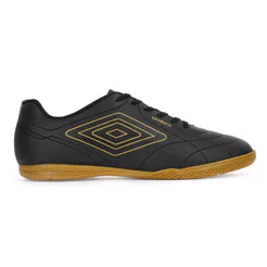 Chuteira Umbro Futsal Class Footballer Preto e Dourado - Masculino