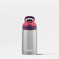Garrafa Térmica AUTOSPOUT® Kids Rosa Inox Contigo | 384ml