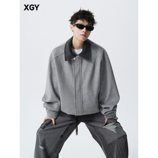 Outono inverno novo estilo jaqueta de lã de alta qualidade masculina Street Wear desconstrução costura lapela jaqueta es