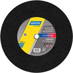Disco de corte para metal e inox 12" x 5/8" x 3 mm - Standard Norton