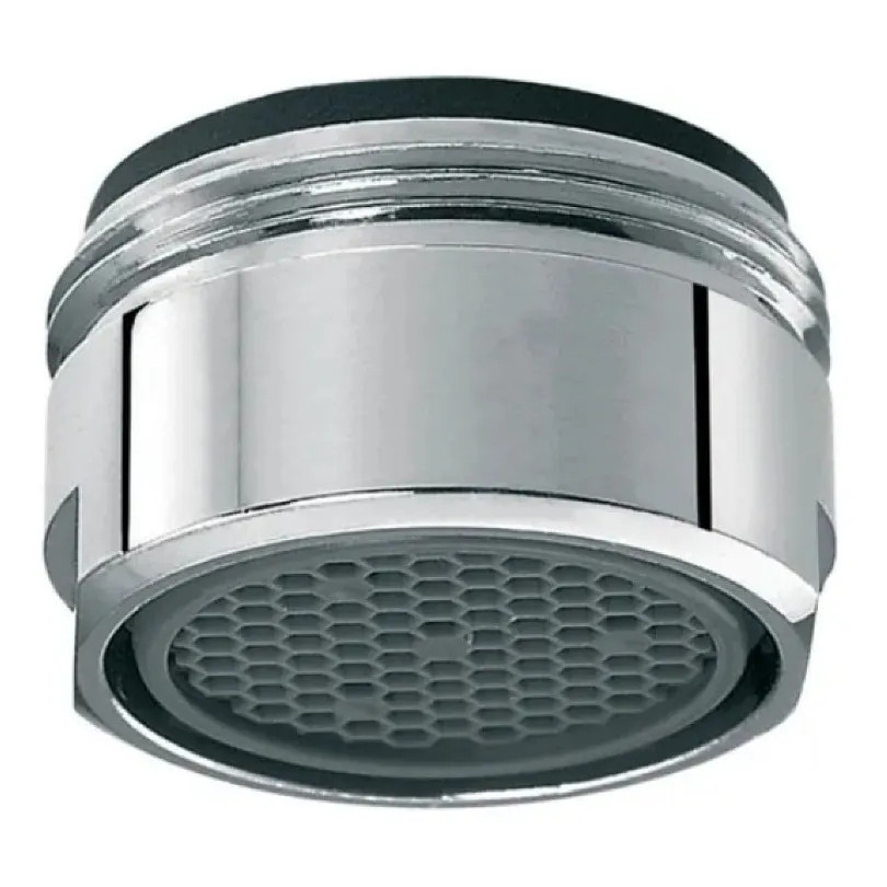 2x Arejador Metal Fixo M24 Rosca Externa Cromado Brilhante