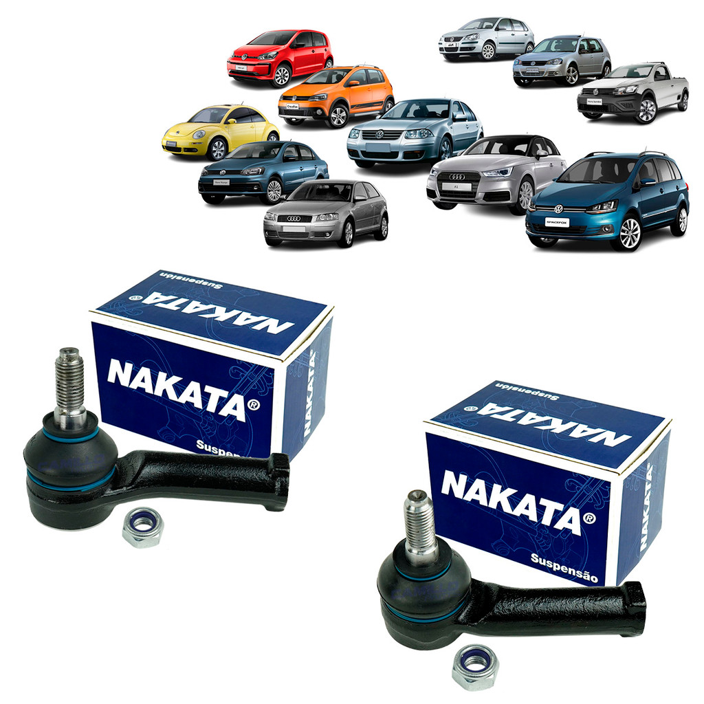 Par Terminal Direção Nakata Polo Golf Voyage Saveiro 2010 A 2014 em Oferta na Shopee