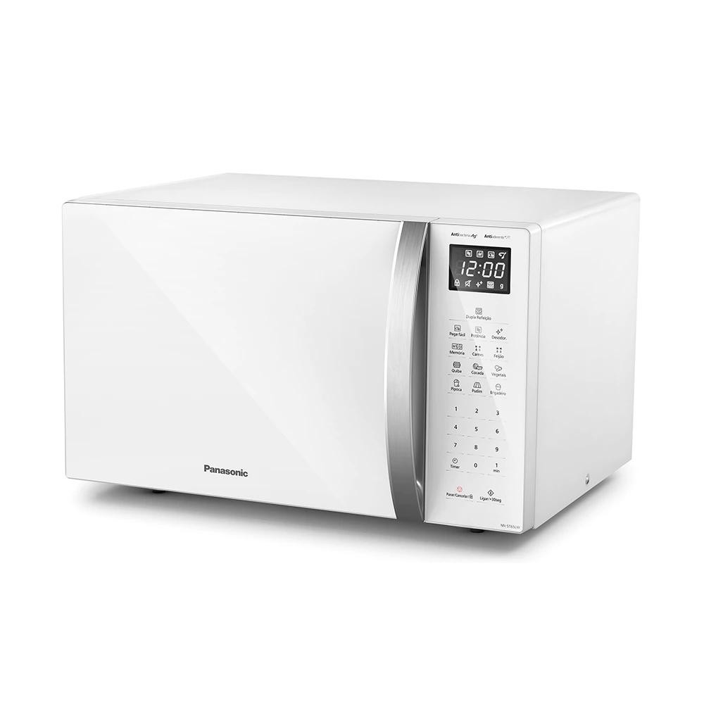 Micro-ondas Panasonic Dupla Refeição NN-ST65LSRUK 34L Branco 220v Mais Prático e Limpeza Fácil em Oferta na Shopee
