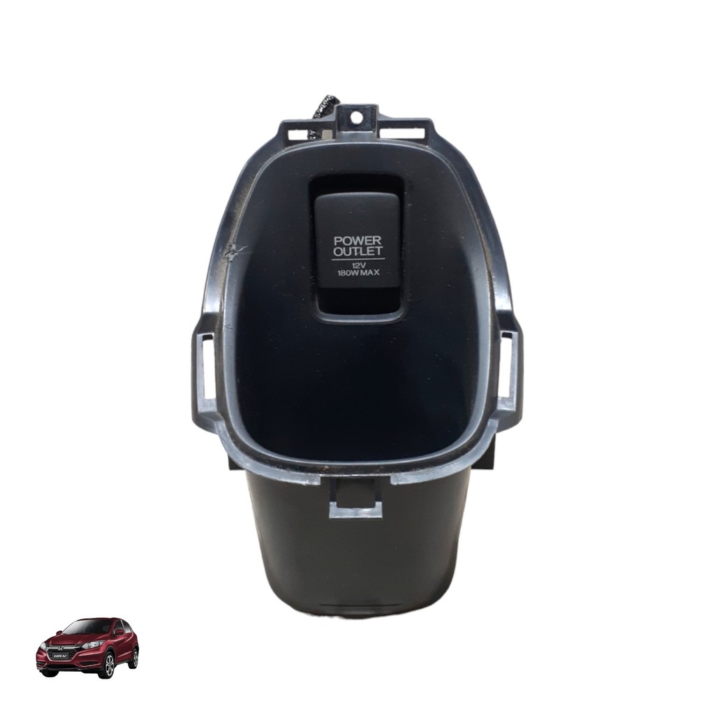 Porta Copo E Tomada Console Honda Hrv 2015/2020 Preto