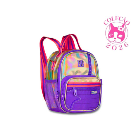 Lancheira Térmica 2 em 1 Rebecca Bonbon Shine - Clio Style Cor:Roxo em Oferta na Shopee