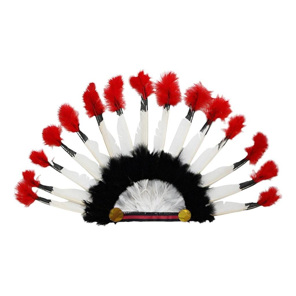 Cocar Índio Indígena Pena Festa Fantasia - Artigos de Festa