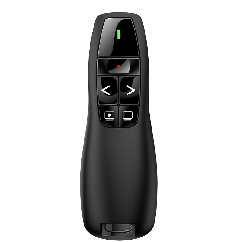 Controle Apresentador Sem Fio Wireless 2.4GHz Laser Vermelho 100m USB Plug Play em Oferta na Shopee