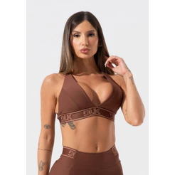 TOP FITNESS FEMININO COM BOJO E ALÇAS CRUZADAS DE ELÁSTICO ACTIVITY DLK