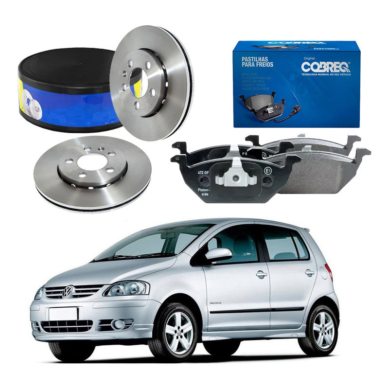 Disco Pastilha Freio Dianteiro Fox 1.0 1.6 2005 A 2010 em Oferta na Shopee