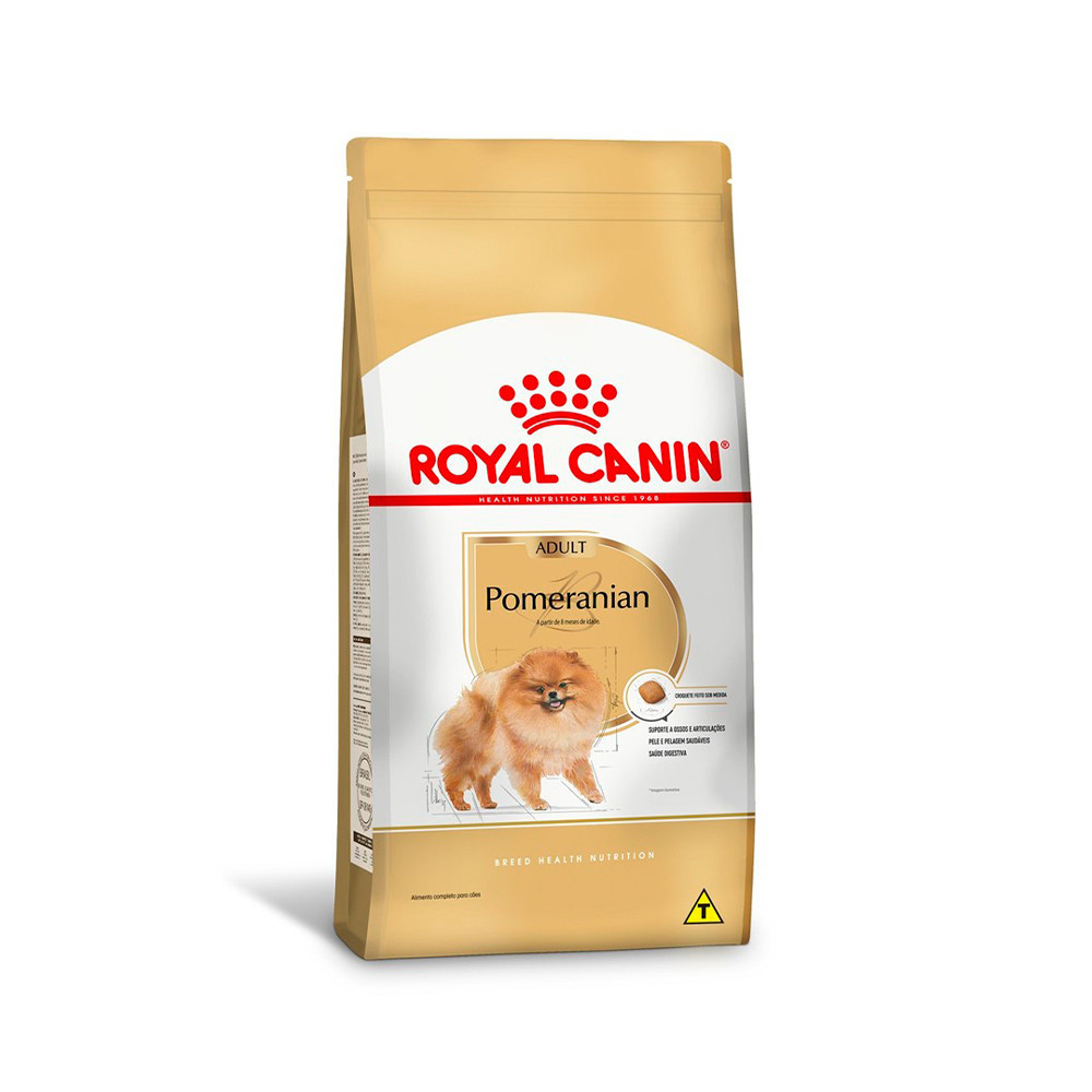 Ração Seca Pomeranian para Cães Adultos da Raça Lulu da Pomerânia 7,5 Kg Royal Canin