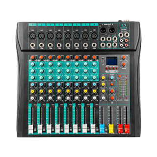 Mesa de Som 8 Canais Compacta Efeitos Phantom Power Onistek ON-MX04 em Oferta na Shopee