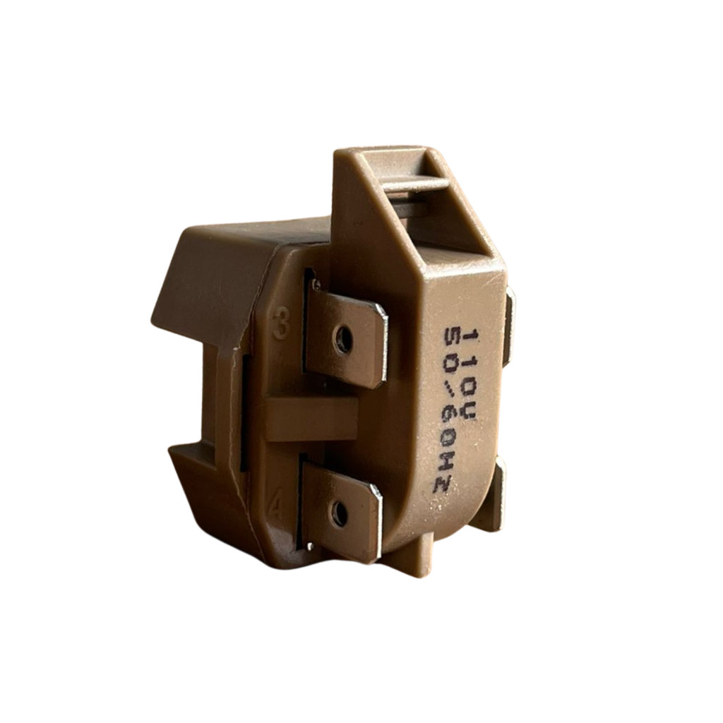 RELE PTC 4 TERMINAIS PARTIDA COMPRESSOR 1/10 A 1/3 127 VOLTS