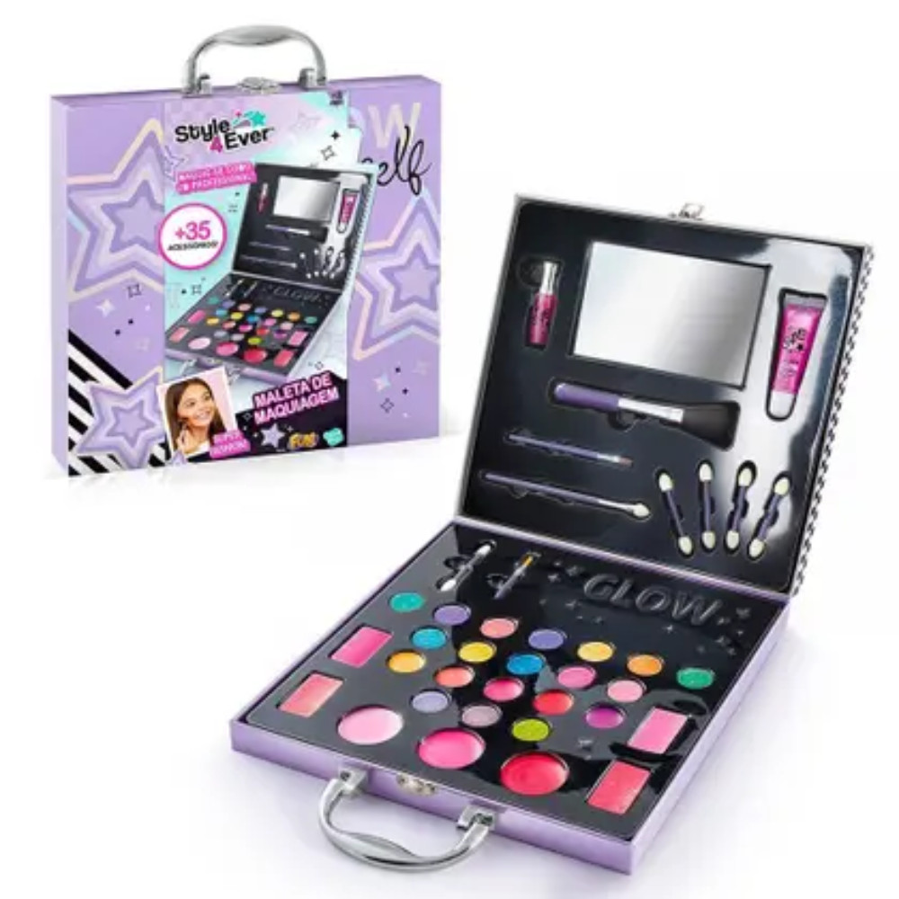 MALETA DE MAQUIAGEM INFANTIL - STYLE 4 EVER - FUN