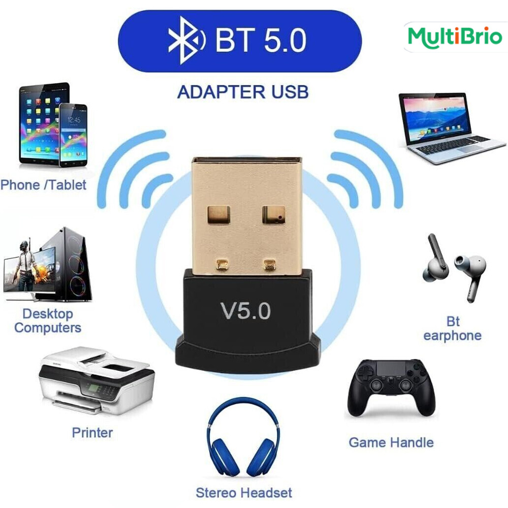 Plug usb Adaptador E Receptor USB Bluetooth 5.0 Transmissor de audio para Notebook