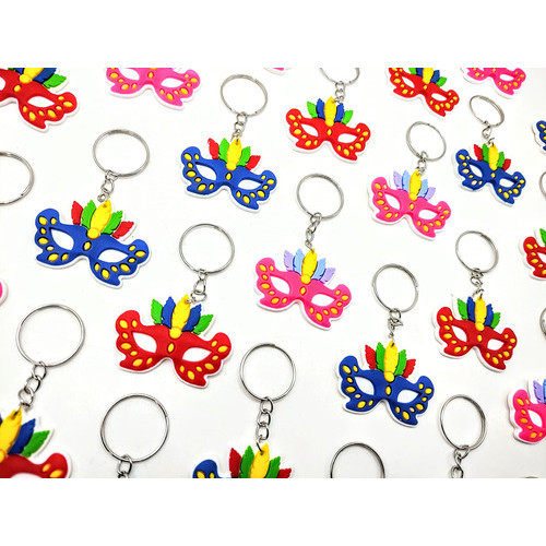 Mimo Festa De Carnaval 10un Chaveiro Mascara Variados Mimo novidade