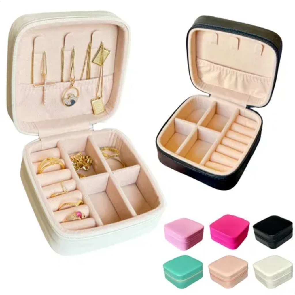 KIT 25 pcs Porta Jóias Portátil Caixinha Bolsa de Armazenamento Colar Brincos Anéis 2025! em Oferta na Shopee