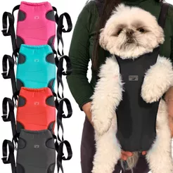 Bolsa Canguru para Cachorro Transporte Cães e Gatos Pet