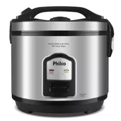 Panela De Arroz Philco 5 Xícaras PH5P Visor Glass Inox 220V