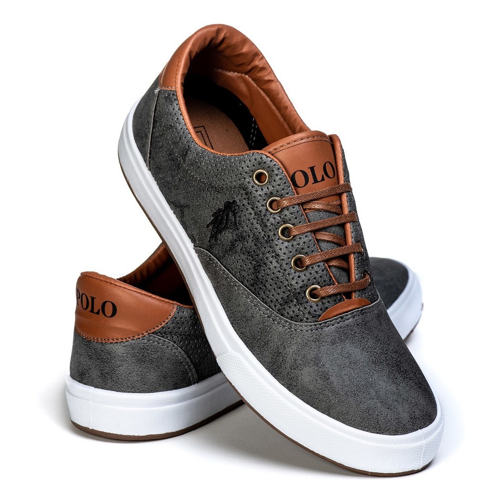 Sapato Social Sapatenis Masculino Via Polo Original Casual Macio Confortável Elegante Tenis Trabalho