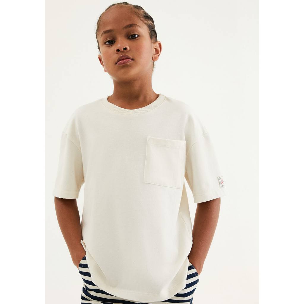 Camiseta Infantil Menino Oversized Com Bolso em Oferta na Shopee